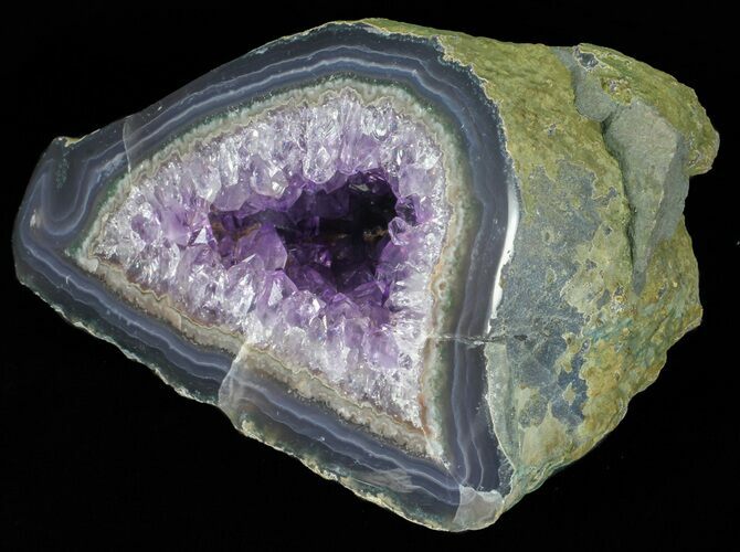Sparkling Purple Amethyst Geode - Uruguay #57210